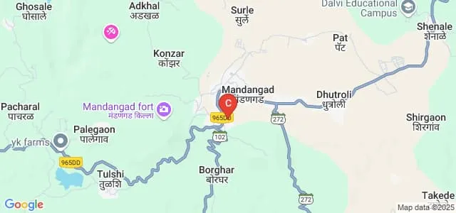 Loknete Gopinathji Munde Arts Commerce and Science College, Mandangad Map
