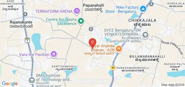 Sir M Visvesvaraya Institute of Technology, Bangalore Map