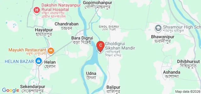 Gholdigrui Sikshan Mandir D El Ed College, Hooghly Map