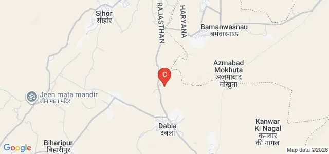 Bhartiya Teachers Training College, Dabla Map