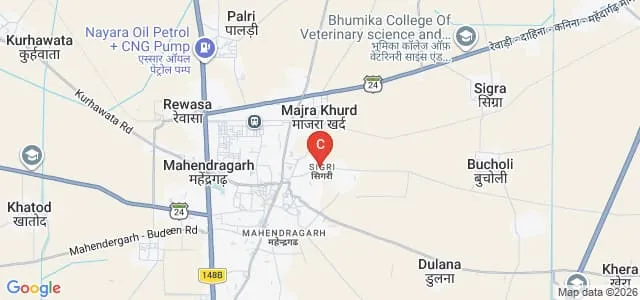 Yaduvanshi College of Education, Mahendragarh Map