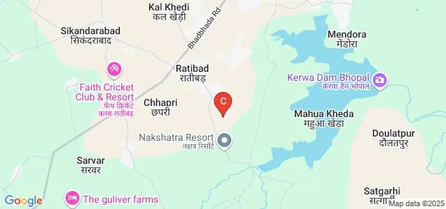 Radharaman Ayurveda Medical College Research Hospital, Bhopal Map