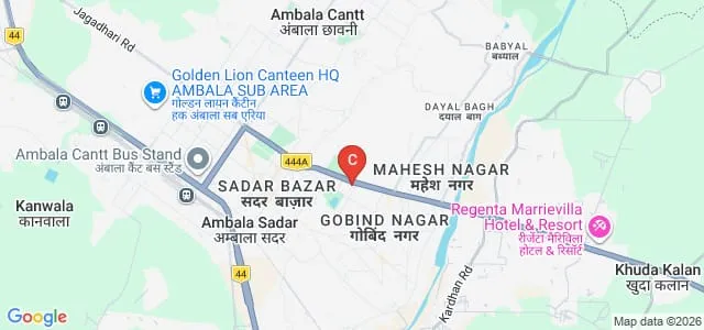 Sanatan Dharma College, Ambala Map
