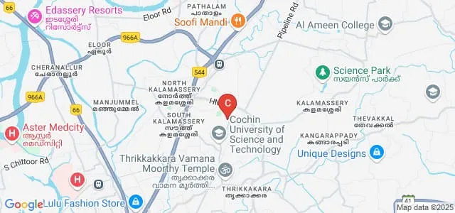 Albertian Institute of Science and Technology- Technical Campus, School of Engineering, Ernakulam Map