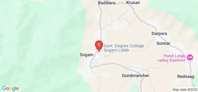Government Degree College, Sogam Map