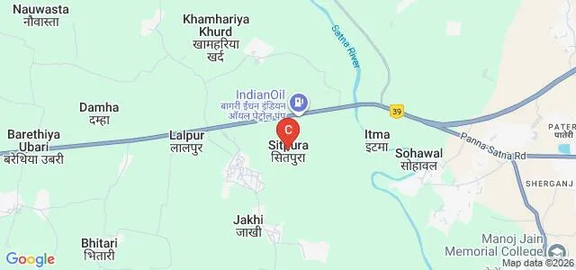 Akshat College, Sitpura Map