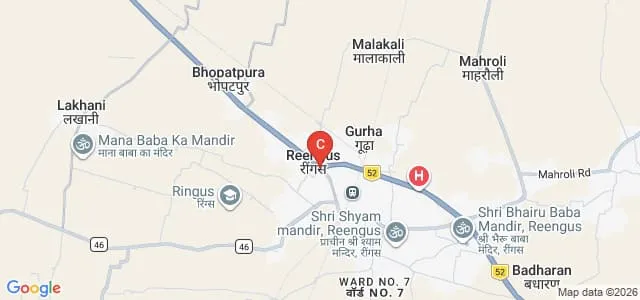 Mahala Teacher's Training Institute, Sikar Map