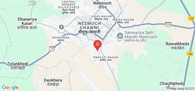 Balkavi Bairagi Mahavidyalaya, Kanawati Map