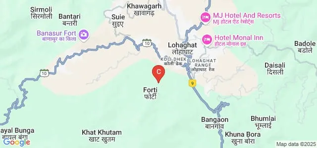 Bhagirathi Institute of Technology and Management, Lohaghat Map