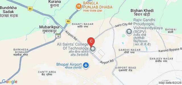 Sagar Institute of Pharmacy and Technology, Bhopal Map