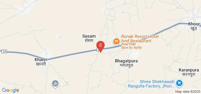 Baba Khiva Das PG Mahavidyalaya, Sikar Map