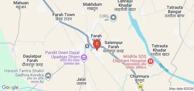 Surya Educational Institute, Mathura Map
