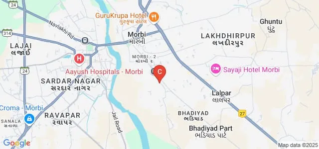 Smt GJ Sheth Commerce College, Morbi Map