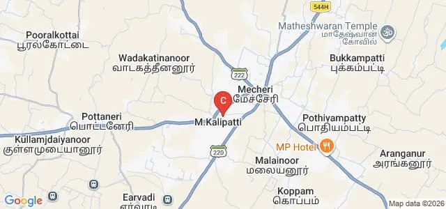 The Kaavery Nursing College, Salem Map