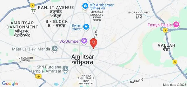 Punjab Government Dental College and Hospital, Amritsar Map