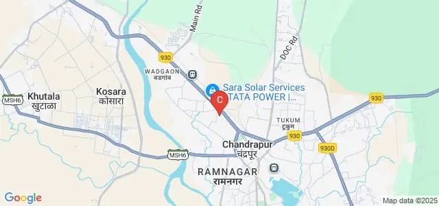 Janata Mahavidyalaya, Chandrapur Map