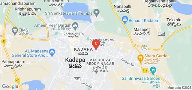 Srinivasa Institute of Management, Kadapa Map