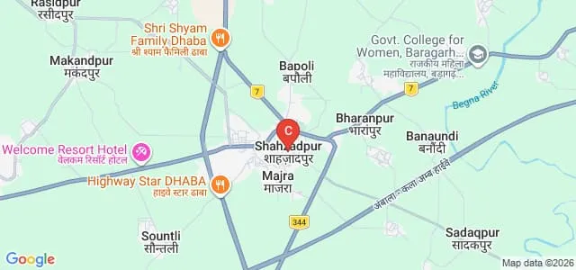 Government College for Women, Shahzadpur Map