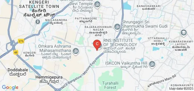 RNS School of Architecture, Bangalore Map