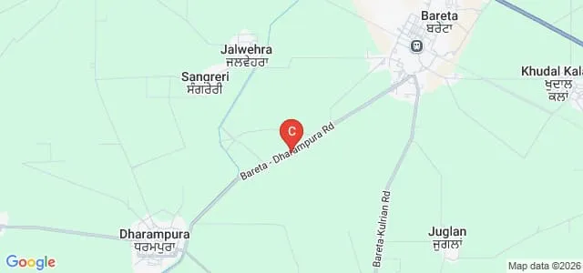 Sant Sukhchain Singh Institute of Education, Mansa Map