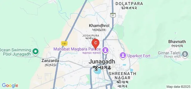 Shree Mahila Arts and Commerce College, Junagadh Map