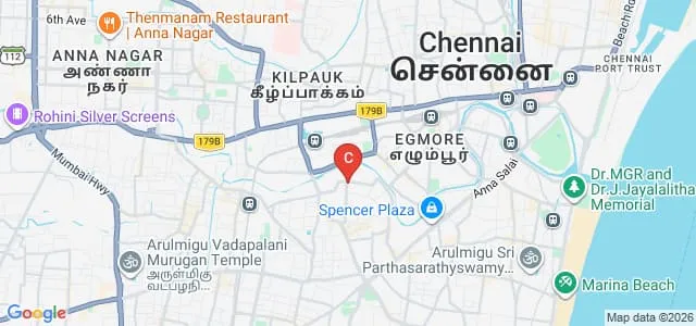 Women's Christian College, Chennai Map