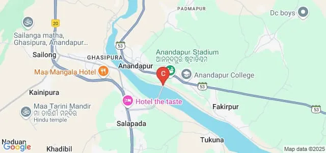 Kanaka Manjari Women's College, Keonjhar Map
