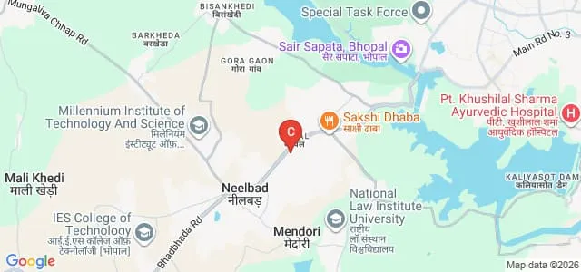 Naveen Swami Vivekanand B Ed College, Bhopal Map