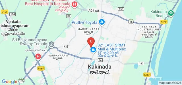 Rajiv Gandhi Institute of Management and Science, Kakinada Map