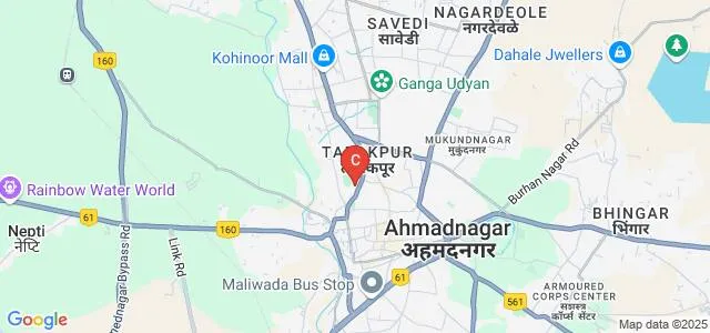 AJMVP'S HKCCSM Institute of Management Research and Rural Development, Ahmednagar Map