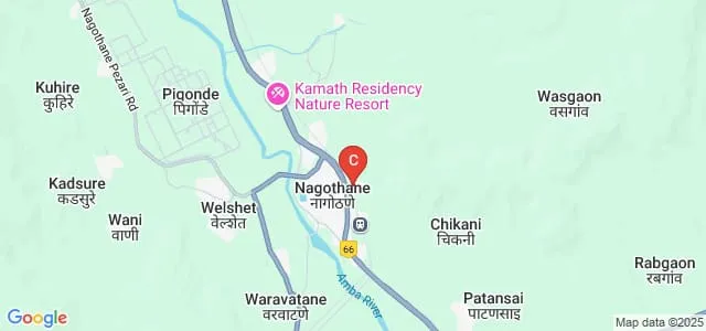 Anandibai Pradhan Science College, Nagothane Map