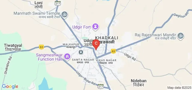 Kisan Shikshan Prasarak Mandal's Shivaji Mahavidyalaya, Udgir Map