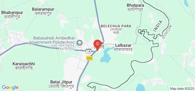 Dr BR Ambedkar College, Nadia Map