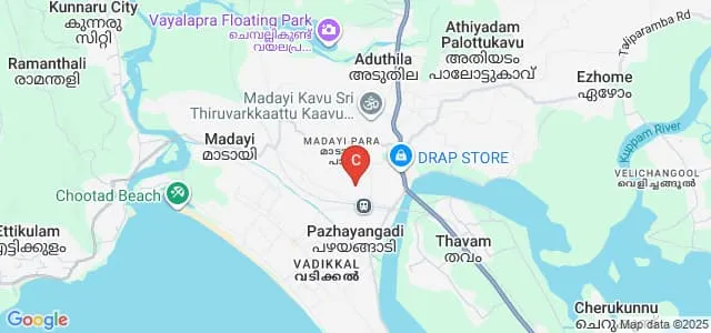 Crescent College of Pharmaceutical Sciences, Kannur Map