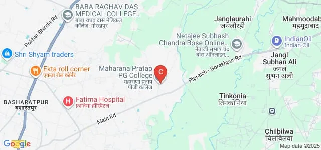 Maharana Pratap PG College, Gorakhpur Map