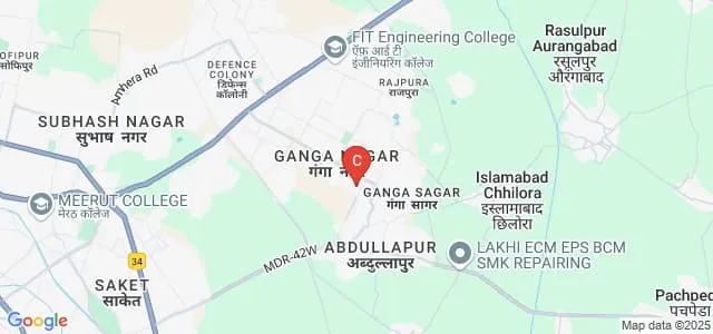 IIMT Ayurvedic Medical College And Hospital, Meerut Map