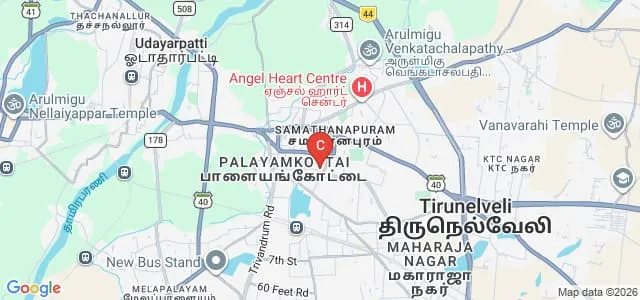 St Xavier's College, Palayamkottai Map