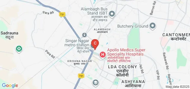 Swatantra Girls Degree College, Lucknow Map