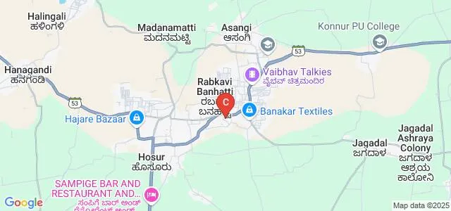 Shree Tammannappa Chikkodi Arts and Commerce College, Banahatti Map