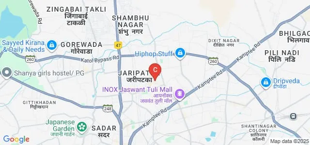Rajkumar Kewalramani Kanya Mahavidyalaya, Nagpur Map