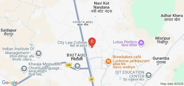 City Law College, Jankipuram Map