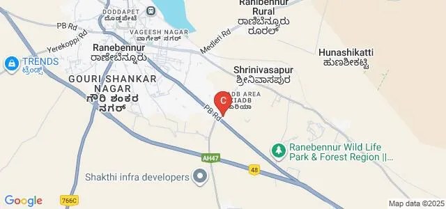 RTE Societys Law College, Ranebennur Map
