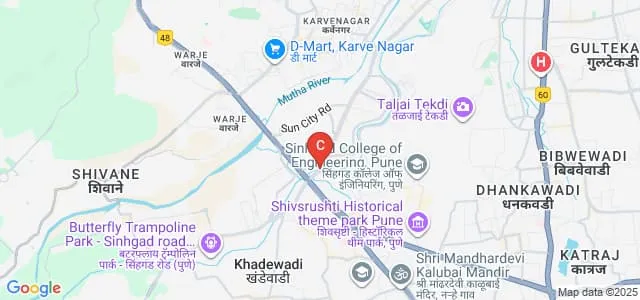 Sou Venutai Chavan Polytechnic, Pune Map