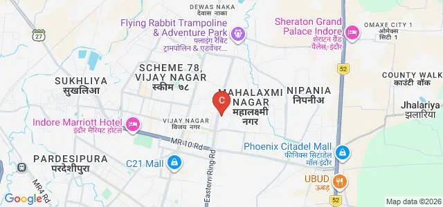 Indore Institute of Medical Sciences, College of Nursing, Indore Map