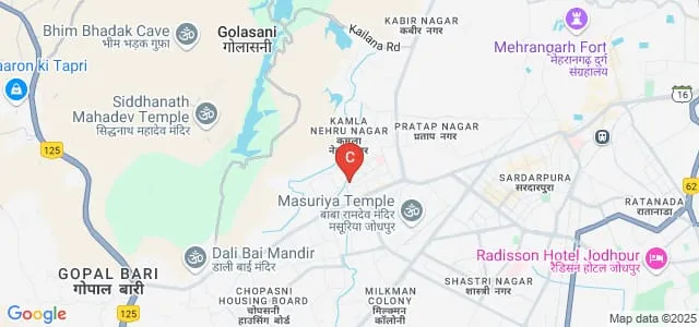 Netraheen Vikas Sansthan B Ed College, Jodhpur Map