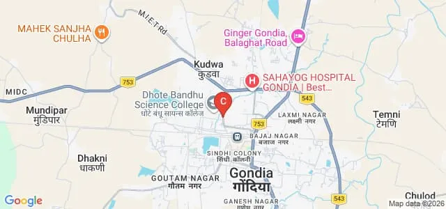 Dhote Bandhu Science College, Gondia Map