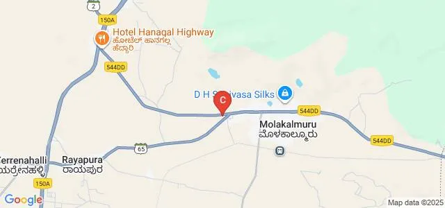 Government First Grade College, Molkalmuru, Chitradurga Map