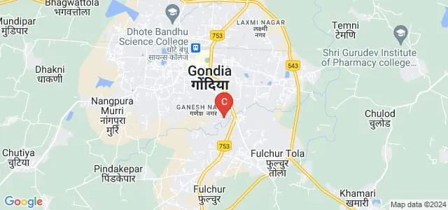 Saket College of Physical Education, Gondia Map