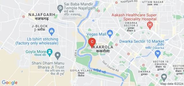 University School of Management Studies, GGS IP University, Delhi Map