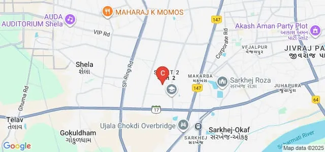 LJ Institute of Physiotherapy, Ahmedabad Map